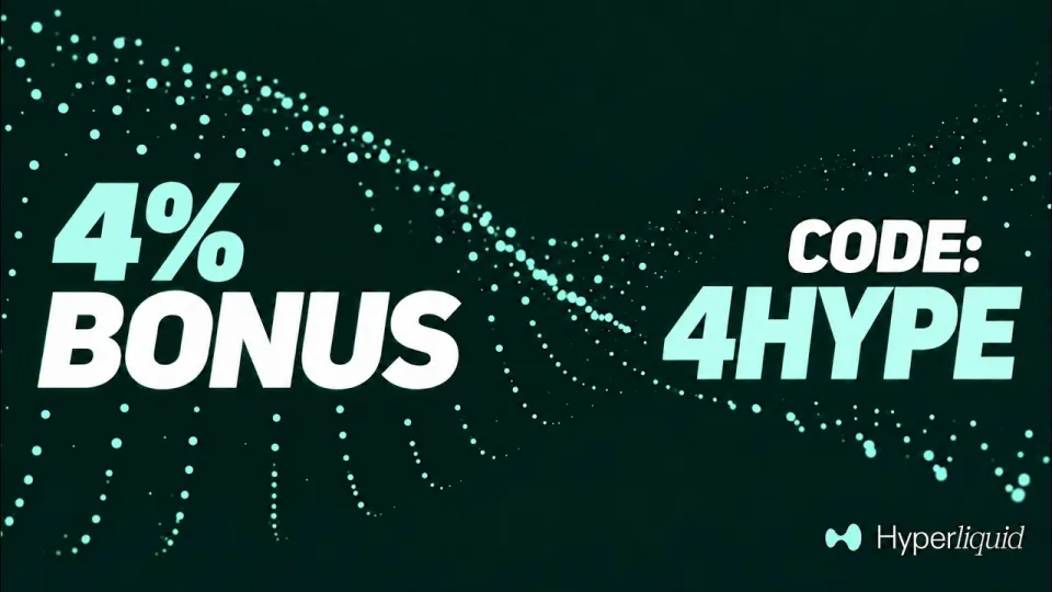Hyperliquid promo code 4HYPE how to get the best 4 percent discount on trading fees